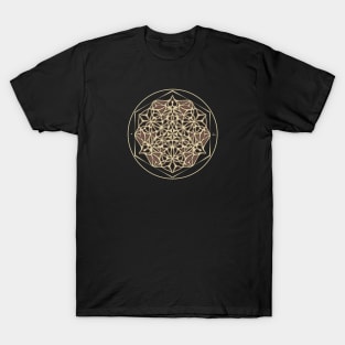 Sacred Geometry psychedelic mandala T-Shirt